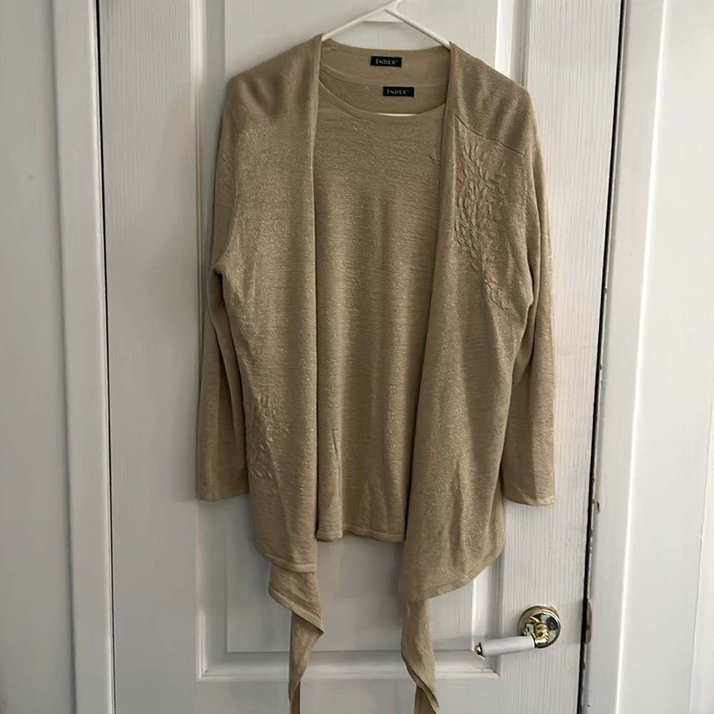 Cardigan beige gold Twin set